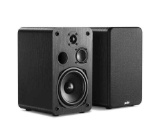Moukey Passive Bookshelf Speakers (Pair), Peak Power 2...55W, 3-Way Home Theater Speakers, 2.0 Stere