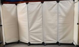 Portable Folding Wall Divider Partition on Wheels