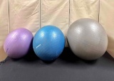 Set 3 ball Anti-Burst and Anti-Slip Resistant Exercise Ball Yoga Ball Fitness Ball Birthing Ball