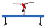 FBSPORT 8ft Adjustable Balance Beam, High&Low Floor Beam Gymnastics Equipment for Kids/Adults,