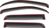 Gldifa in-Channel Smoke Window Visors Compatible with 2006-2011 Chevy HHR 4-Door Sun/Rain Guards