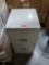 Metal 2 drawer file cabinet