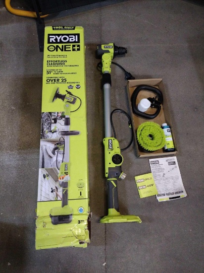 Ryobi 18V Soap Dispensing Telescoping Scrubber (Tool Only)