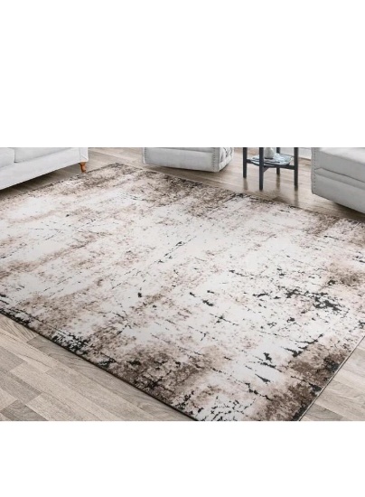 Gertmenian Icon Collection Area Rug, Zarek Beige, 5FT 3IN X 7FT