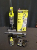Ryobi ONE+ HP 18V Brushless Cordless Pet Stick Vacuum Cleaner Kit w/ Battery & Charger, Silver