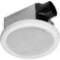 Home Netwerks Decorative White CFM Ceiling Mount Bluetooth Stereo Bathroom Exhaust Fan with LED