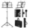 Foldable 2 in 1 sheet music stand set