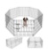 Pet Playpen Puppy Playpen Kennels Dog Fence Exercise Pen Gate Fence Foldable Dog Crate 8 Panels 24