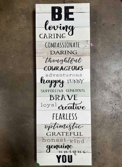 Inspirational Canvas Wall Art Motivational 36 x 12
