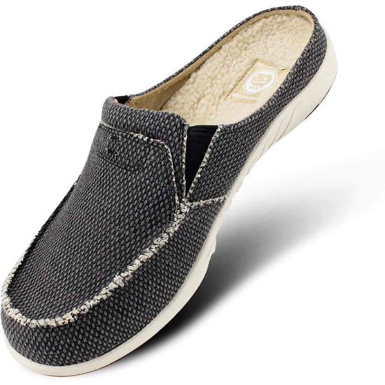 Gecko Man, (Size M10) Mens Slippers with Arch Support