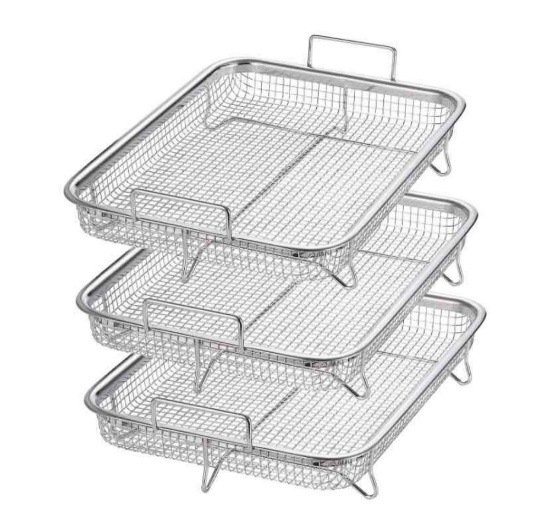 3 Pack Air Fryer Basket for Oven