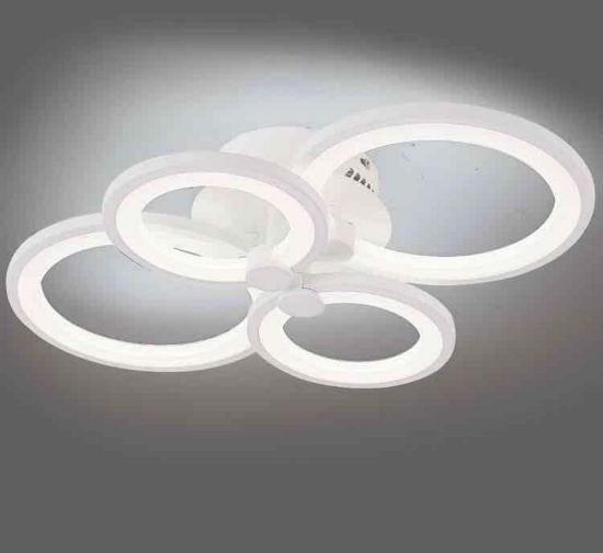 Modern LED Ceiling Light, 3000-6000K Dimmable Flush Mount