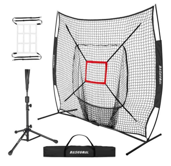 BaseGoal 7'...7' Baseball Softball Practice Net