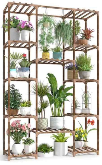 Wood Plant Stand Indoor Outdoor (a broken part)