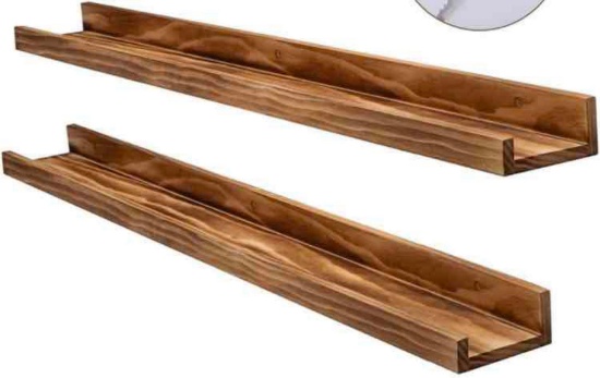 AZSKY Rustic Wood Floating Shelves