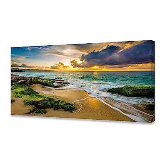 Seascape Painting Wooden Framed for Living Room Bedroom Kitchen and Office Artwork