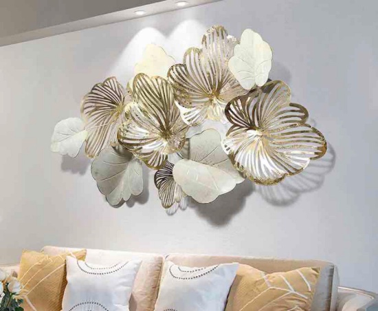 thlabe Home Decor Metal Wall Art Leaves