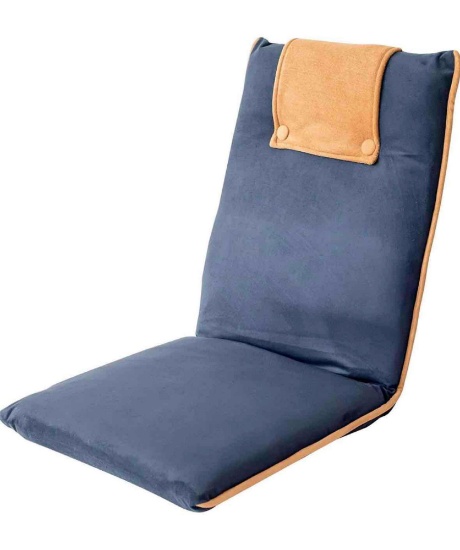 bonVIVO II Floor Chair with Back Support - Floor Gaming Chair, Padded Folding Sofa Chair, Sleeper
