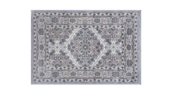 Beauregard Traditional Oriental Gray Scatter Mat Rug, 2'x3'