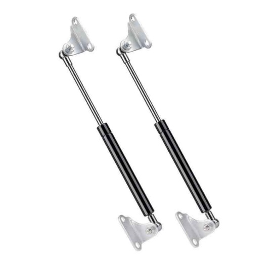 Maxpow 23 inch 200 lb Gas Spring Struts with L-Type Mounting Brackets