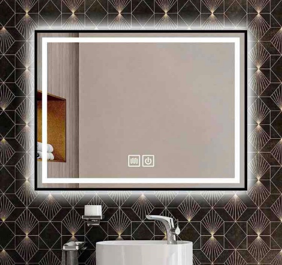 VANRIOS Bathroom Mirror with Lights,24x32