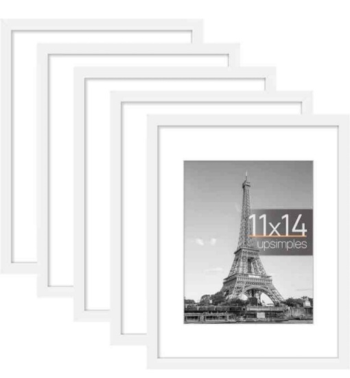 UPSIMPLES Picture Frame Set Of 5 Frames
