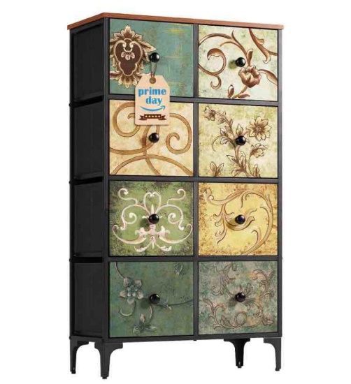 AOPSEN Tall Dressers for Bedroom with 8 Drawers