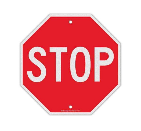 Stop Sign 18" x 18"