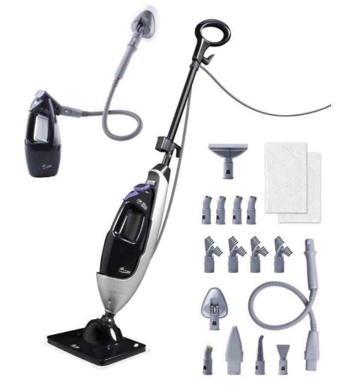Steam Mop Cleaners 9-in-1 with Detachable Handheld Unit