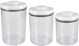 OXO Good Grips 3-Piece Airtight POP Round Canister Set