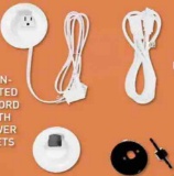 (2) FLAT SCREEN TV In-Wall Cord & Cable Power Kit