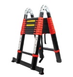 BEETRO 18.4ft Aluminum Telescoping Ladder