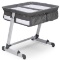 Delta Children Simmons Kids' by the Bed City Sleeper Bassinet for Twins - Grey