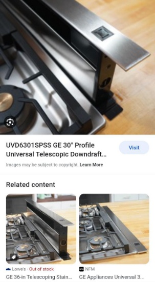 Universal 30" Telescopic Downdraft System