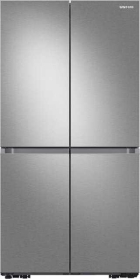 Samsung - 23 cu. ft. 4-Door Flex French Door Counter-Depth Refrigerator with WiFi, AutoFill Water