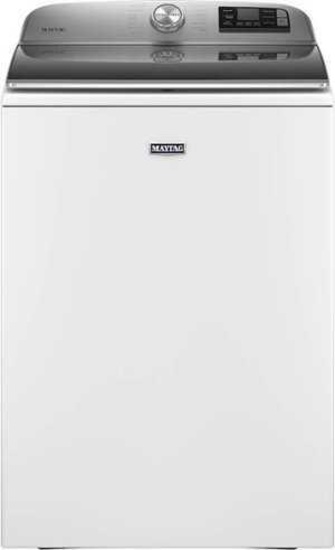 Maytag - 5.3 Cu. Ft. High Efficiency Smart Top Load Washer with Extra Power Button - White