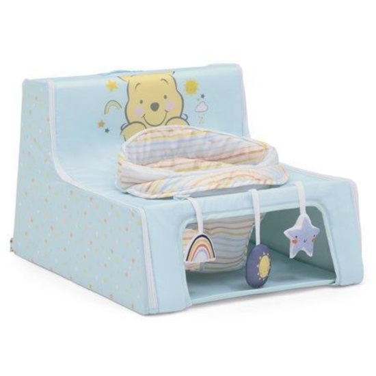 Disney Winnie the Pooh Portable Activity Seat for Babies by Delta Children ? Floor Seat for Infants