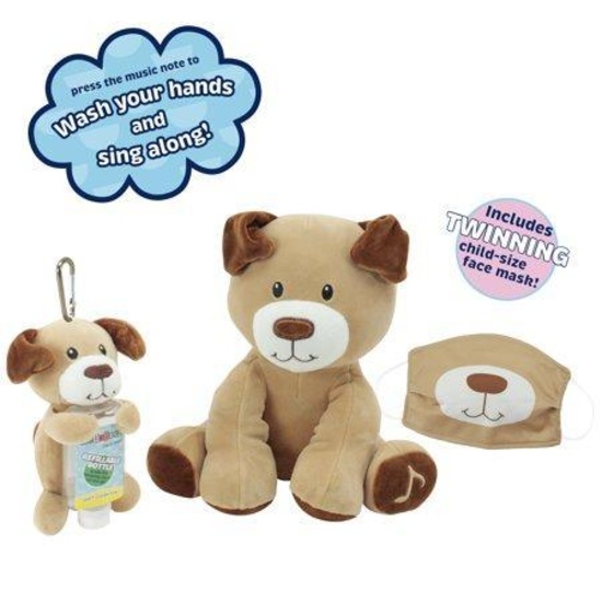 Animal Adventure... Wellobeez? Antimicrobial Musical Clean Crew? Dog Plush