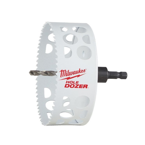 Milwaukee 6-Inch Hole Dozer Bi-Metal Hole Saw with Arbor