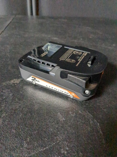 Rigid 18v lithium 2Ah battery
