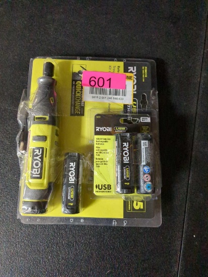 RYOBI USB Lithium Rotary Tool Kit with 2.0 Ah USB Lithium Battery and Charging Cable