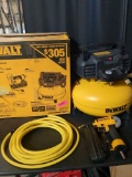DEWALT 6 Gal. 18-Gauge Brad Nailer and Heavy-Duty Pancake Electric Air Compressor Combo Kit