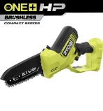 RYOBI ONE+ HP 18V Brushless 6 in. Battery Compact Pruning Mini Chainsaw (Tool Only)