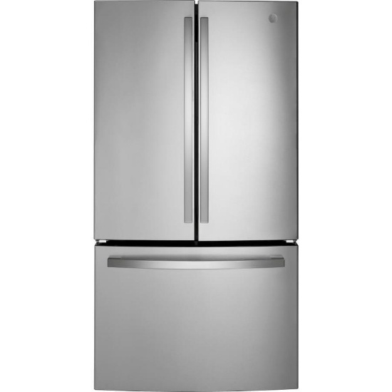 GE 27.0 Cu. Ft. French Door Refrigerator in Fingerprint Resistant Stainless Steel, ENERGY STAR