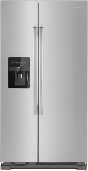 Amana 21.4 Cu. Ft. Stainless Side-by-Side Refrigerator
