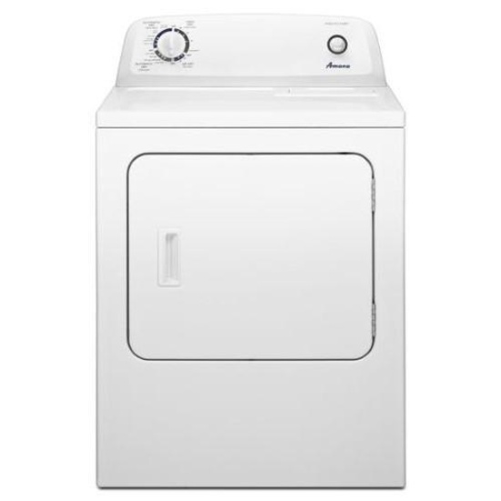 Amana 6.5 Cu.ft. Vented Front Load Electric Dryer with Wrinkle Prevent Option, White