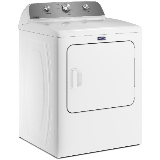 Maytag 7.0 Cu. Ft. Vented Electric Dryer, White