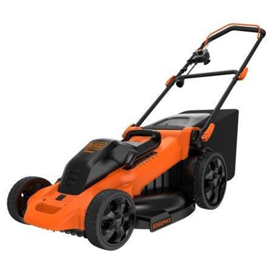 BLACK+DECKER 20" 13 AMP Corded Electric Walk Behind Push Lawn Mower