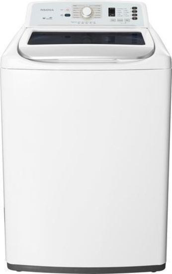Insignia - 4.1 Cu. Ft. High Efficiency Top Load Washer - White