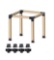 Pergola Kit Elevated Wood Stand Kit Woodwork